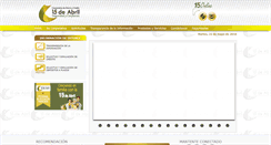 Desktop Screenshot of coop15abril.fin.ec